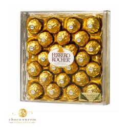 Boîte cadeau Ferrero Rocher de chocolats aux noisettes fins 300g, 24 pièces  